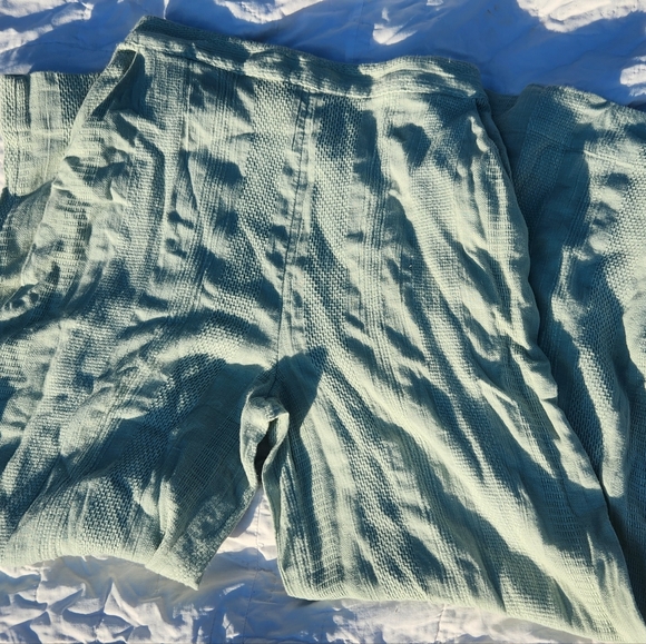 Free People Linen Mint Green Pants Size med read description - Picture 6 of 7